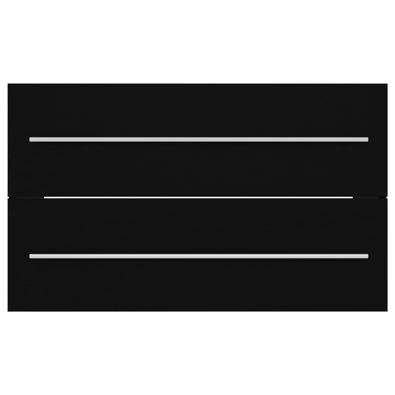 Eythan 80cm Single Bathroom Vanity Base Only,  Black