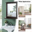 Miroir de maquillage pour salle de bain Winston Porter-342212099