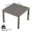 Ensemble de chaises d'appoint 2 pièces Modern-246833986