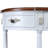 Retro Curved Wood Console Table, 52 Inch Circular Half Moon Sofa Table With Open Shelf And 2 Drawers, Solid Wood Entry Table For Living Room, Hallway-735449839
