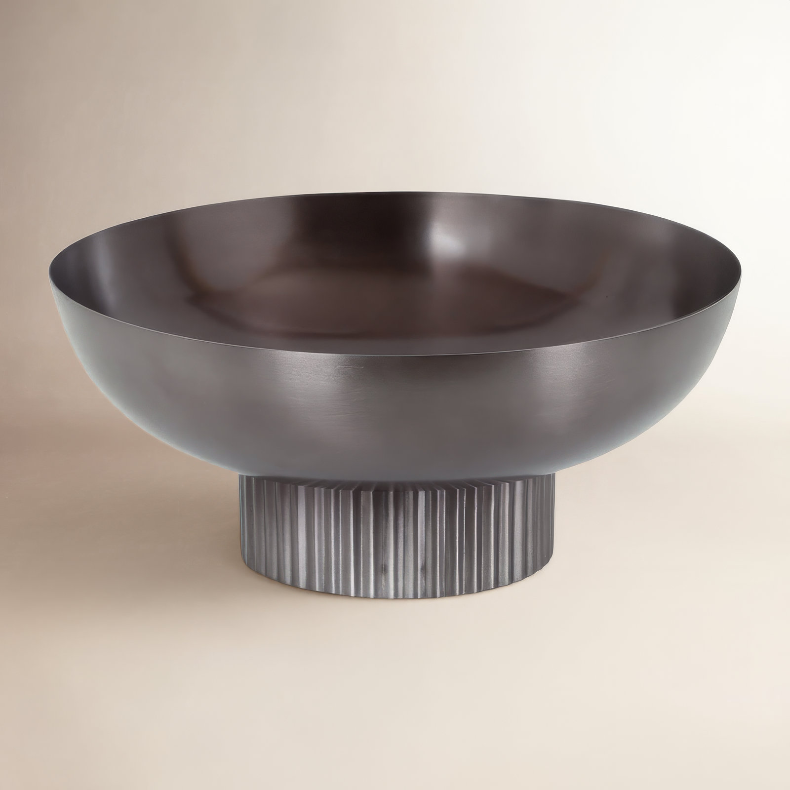 Metal Decorative Dish, Silver