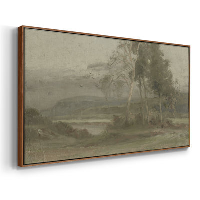 Série paysage - DCCCLIV - Toile tendue avec châssis encadré - Prêt à être accroché