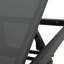 Chaise longue noire (Mp2) (ensemble de 2)