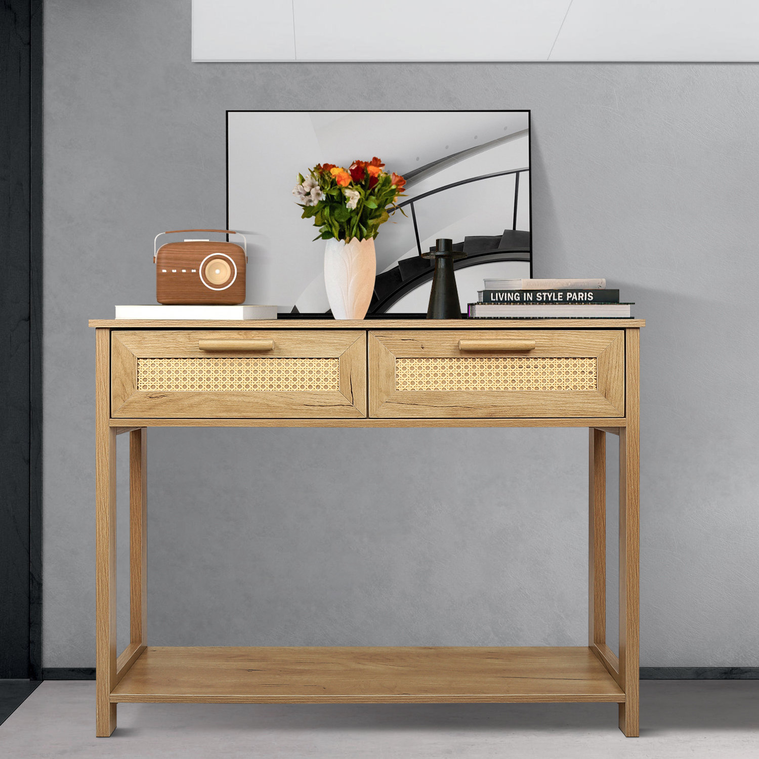 Bay Isle Home Burwood 39.5'' Console Table Wayfair