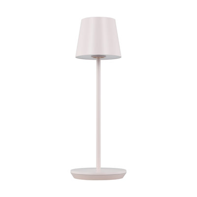 Rukija 1-Light Modern Rechargeable Table Lamp with Shade