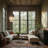 Ombre Beaded Wood 3-Tier Chandelier