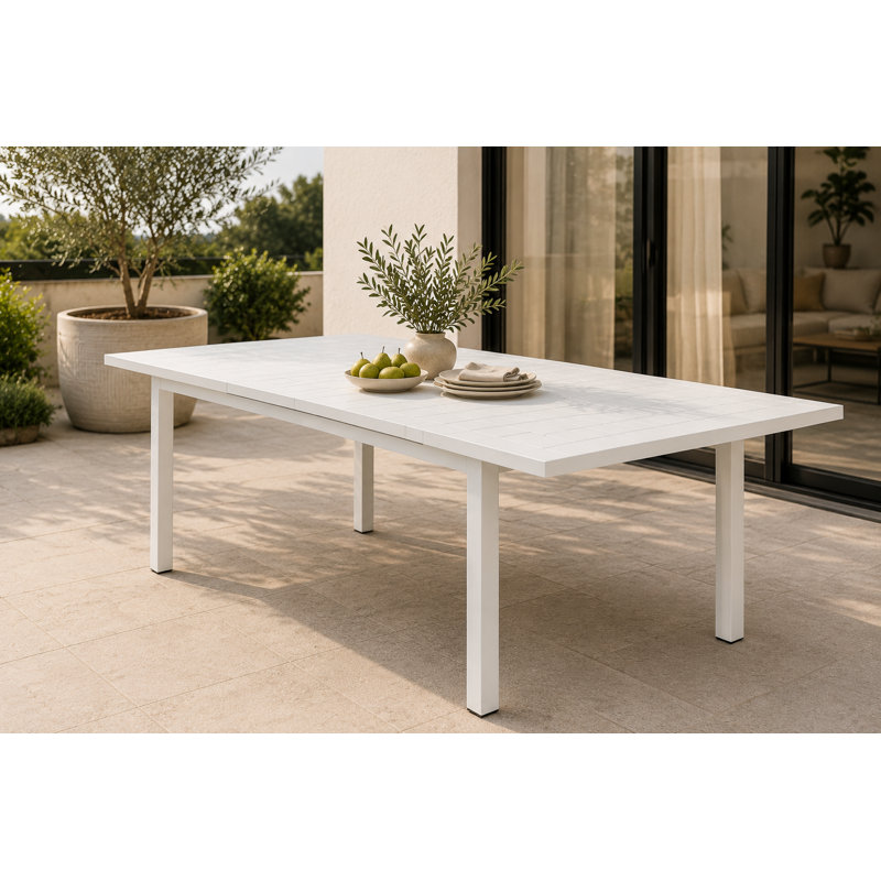 MMI Outdoor Dining Table, White