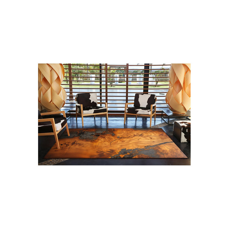 Tapis tissé et lavable Mars, Sous-tapis carré 3 pi 3 po inclus