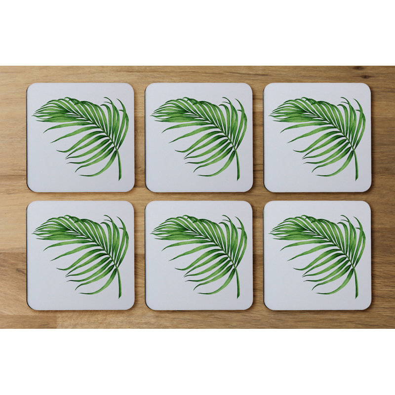 Square 6 Piece Coaster Set