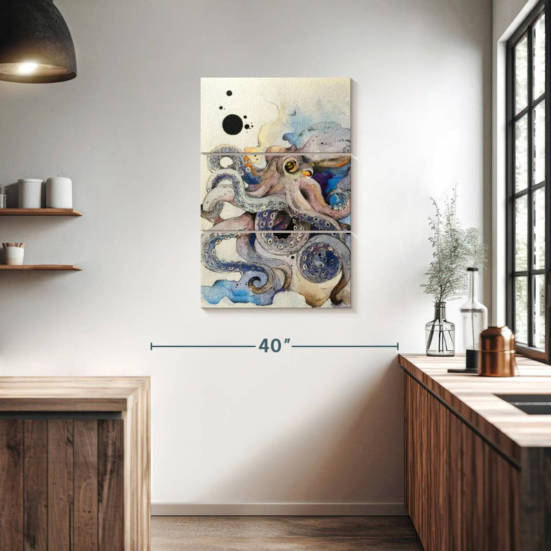 Brampt Dreamy Octopus, 38" H x 24" W
