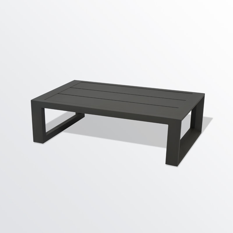 Aden 47'' Aluminum Patio Coffee Table
