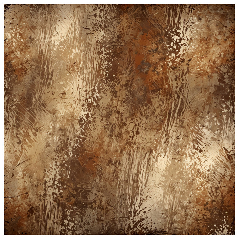 Brown Grunge Texture Comforter, Twin