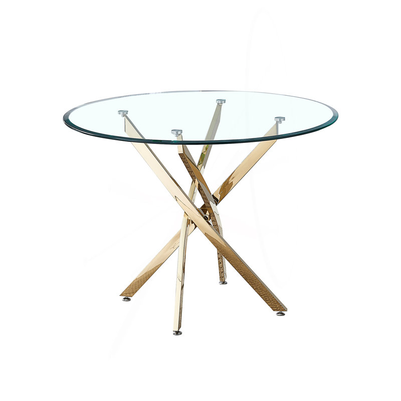 Table de salle à manger ronde contemporaine
