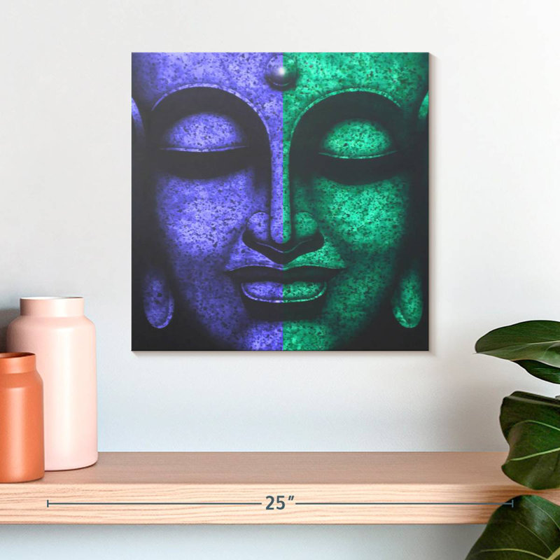 Leisha Sublime Buddha Face, 16" H x 16" W