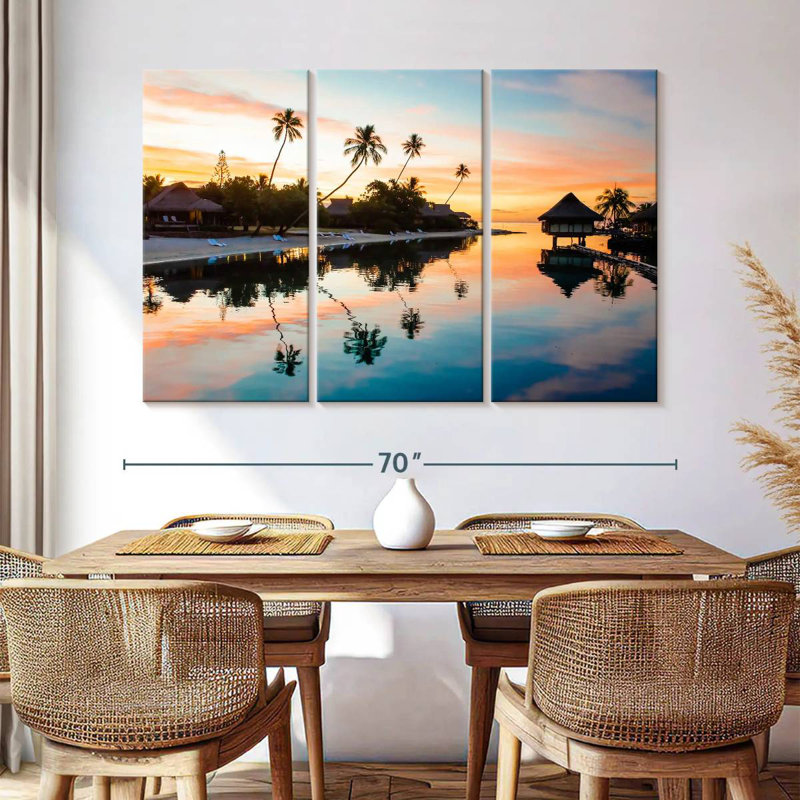Kavia Palm Beach Reflection, 42" H x 65" W