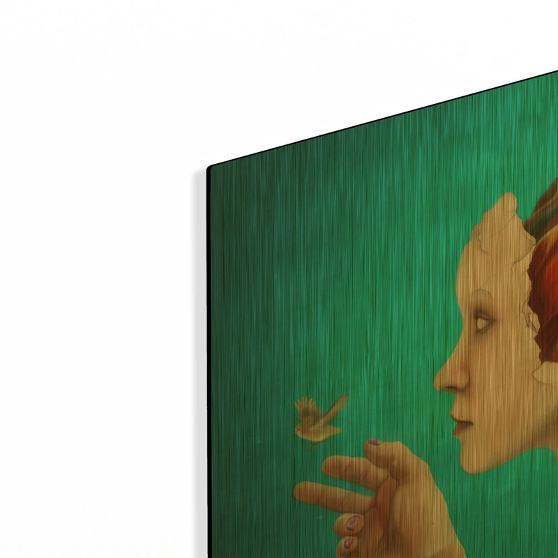  «Turning Point» par Mario Sanchez Nevado, art mural en métal doré, 24 po x 16 po, 24 po x 16 po