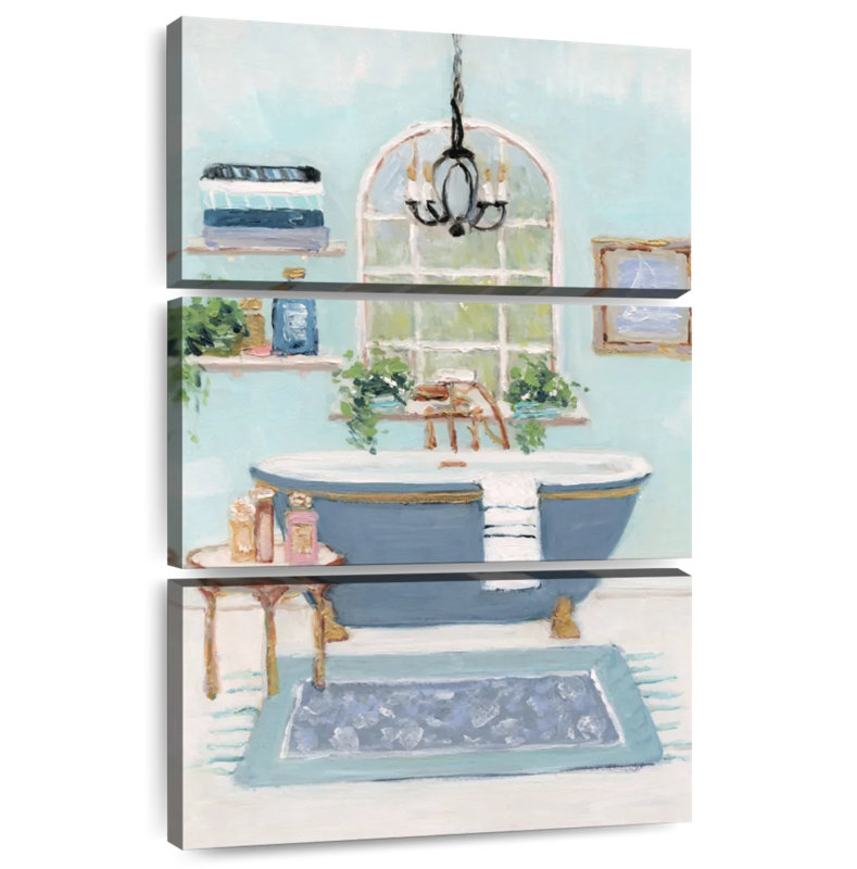 Kerrick Azure Blue Bath I, 32'' H x 20'' W