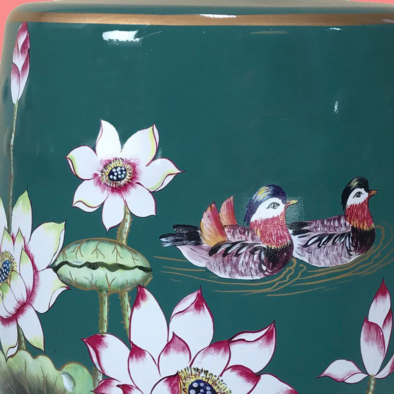 Ceramic Accent Stool