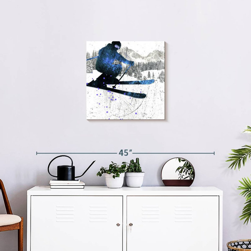 Sireci Extreme Skier I, 20" H x 20" W