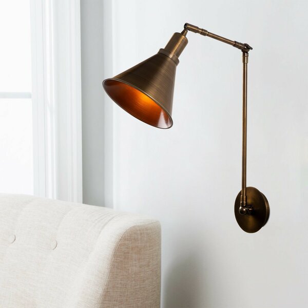 East Urban Home Swing Arm Sconce & Reviews 