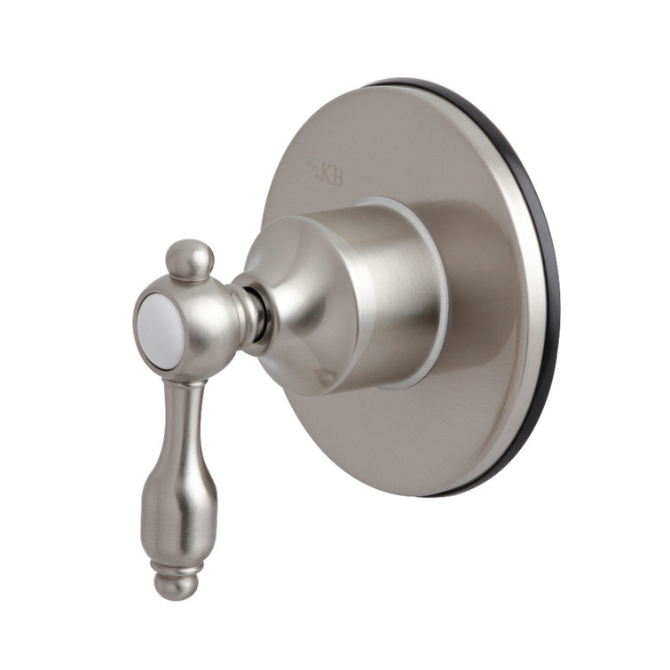 Kingston Brass Tudor Single-Handle Wall Mount Three-Way Diverter Valve with Trim Kit