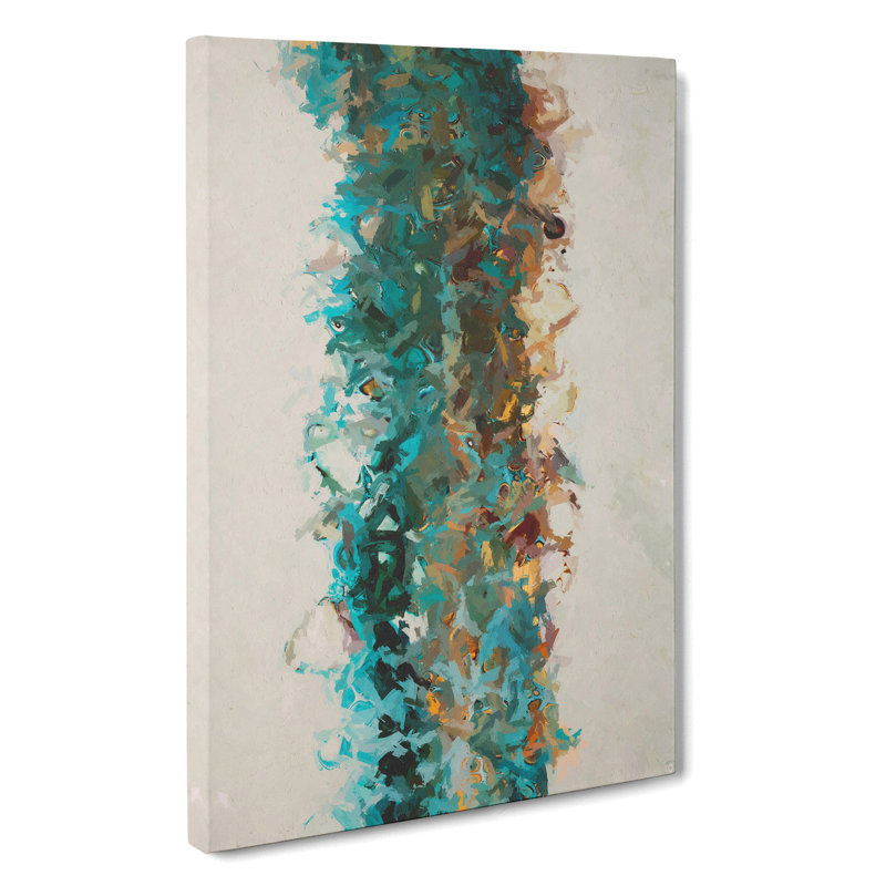 Willow Abstract - Wrapped Canvas Print, 50cm H x 35cm W x 3cm D