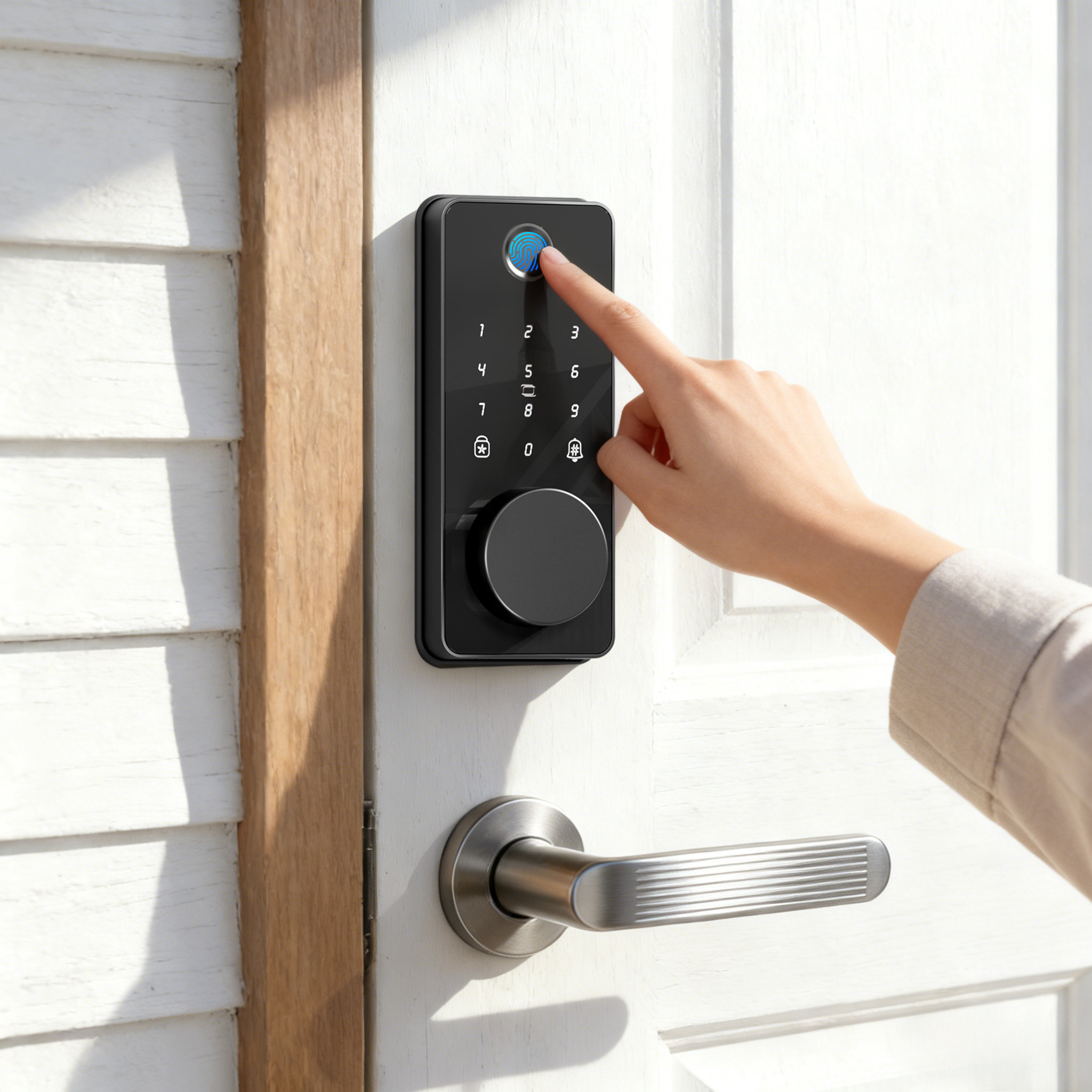 SRHSL Keyless Tactile Buttons, Customized Access with App Monitoring ...