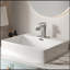 Robinet de lavabo de salle de bain à poignée simple 6 "certifiée CUPC avec deux poignées (finition nickel brossé) Twowa Home-119318019