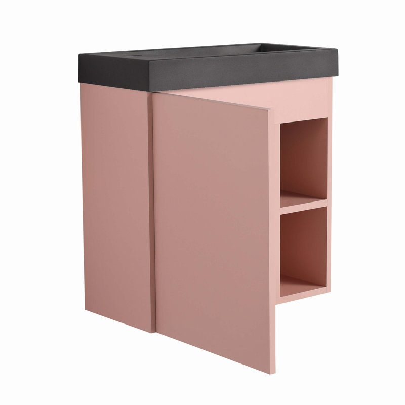 Kyller 9.90'' Single Bathroom Vanity with Manufactured Wood Top