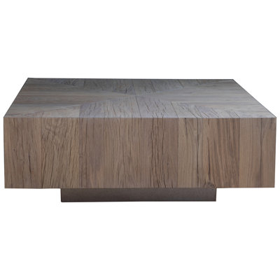 Verite Square Pedestal Coffee Table