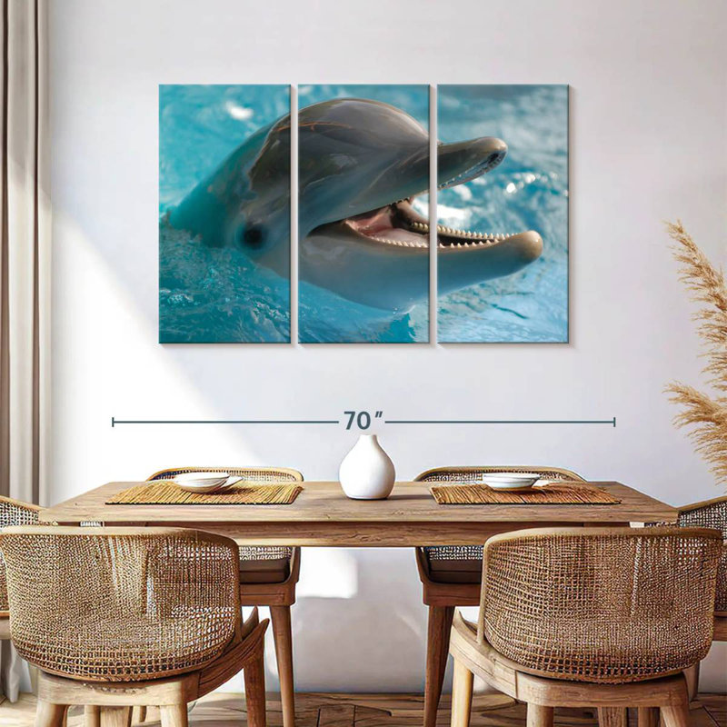 Brampt Delighted Dolphin, 36" H x 57" W