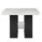 Square Faux Marble Top Dining Table-1909060899-1909060898