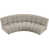 Tissu brun bouclé