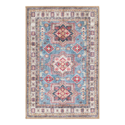 Mazzie Performance Chenille Floral Indoor Rug