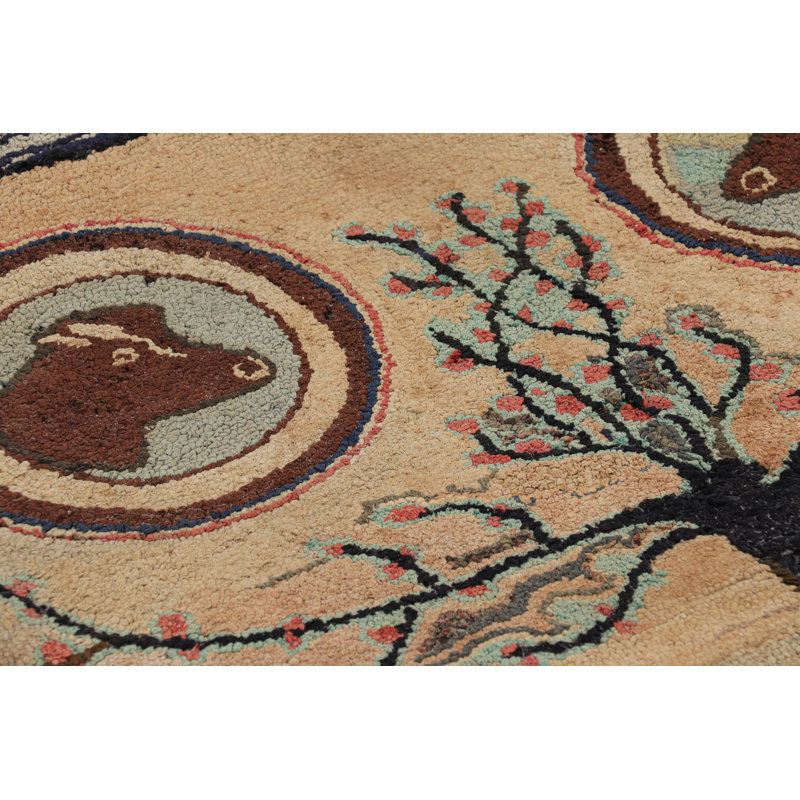 One-of-a-Kind 3'x3'8” Area Rug
