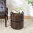 Double-Layer Storage Round Side Table