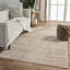 Tapis gris tissé à la main Owens-803673101