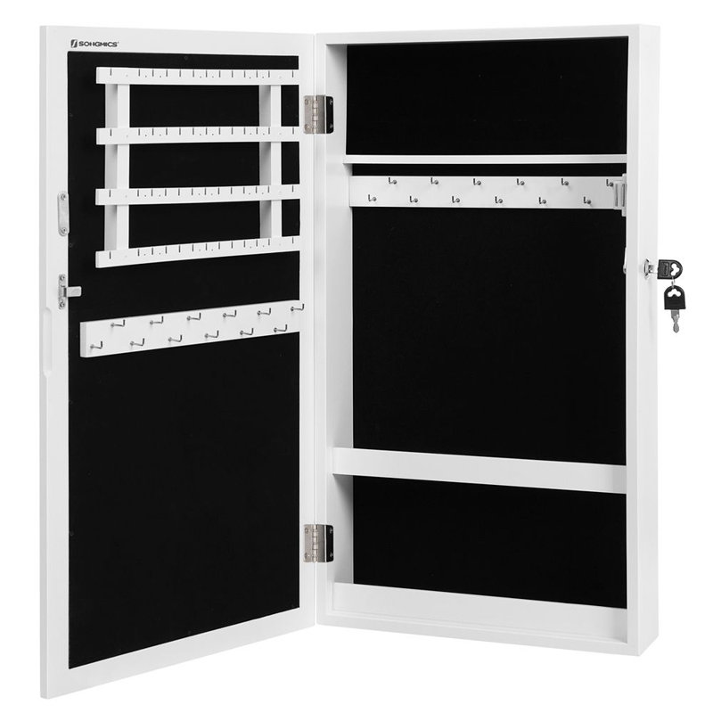 Downridge Wall Jewelry Armoire
