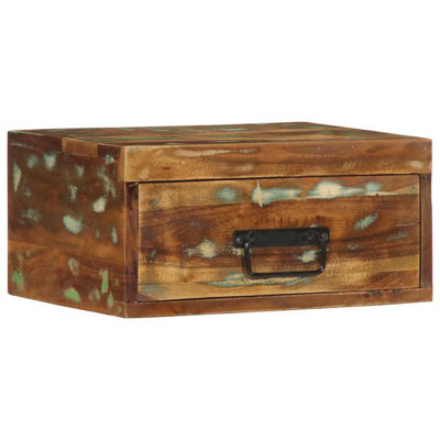 Amahya 40cm W Solid Wood Bedside Table