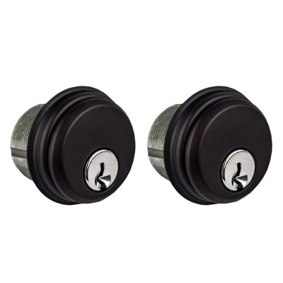 1-5/32 in. Zinc Duronodic Keyed Alike Double Cylinder Mortise Lock for Adams Rite Type Storefront Door