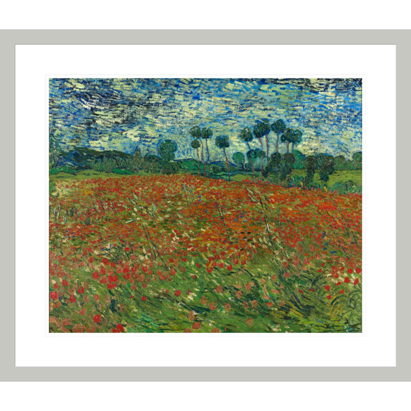 «Field with Poppies» par Vincent van Gogh, 23,5 po H x 27,4 po L