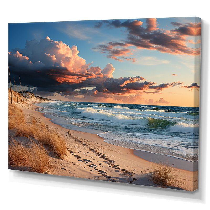 Superbe paysage côtier I sur toile, H 30 po x l 40 po x P 1,5 po, Toile tendue