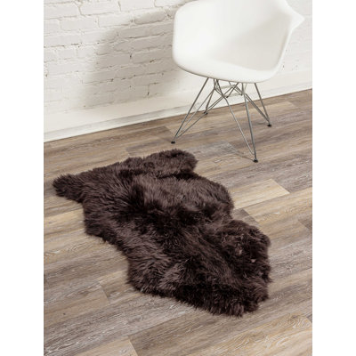 Tapis brun Amberlin Flokati
