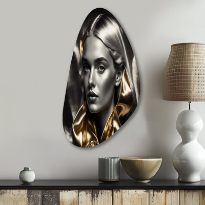 Art mural noir et doré Elegance III - Fashion Woman