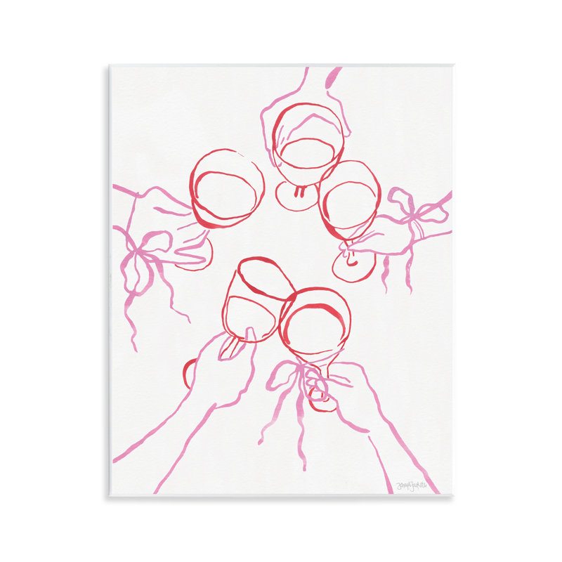 Plaque murale cocktail, Cheers Doodles, design par Jenaya Jackson