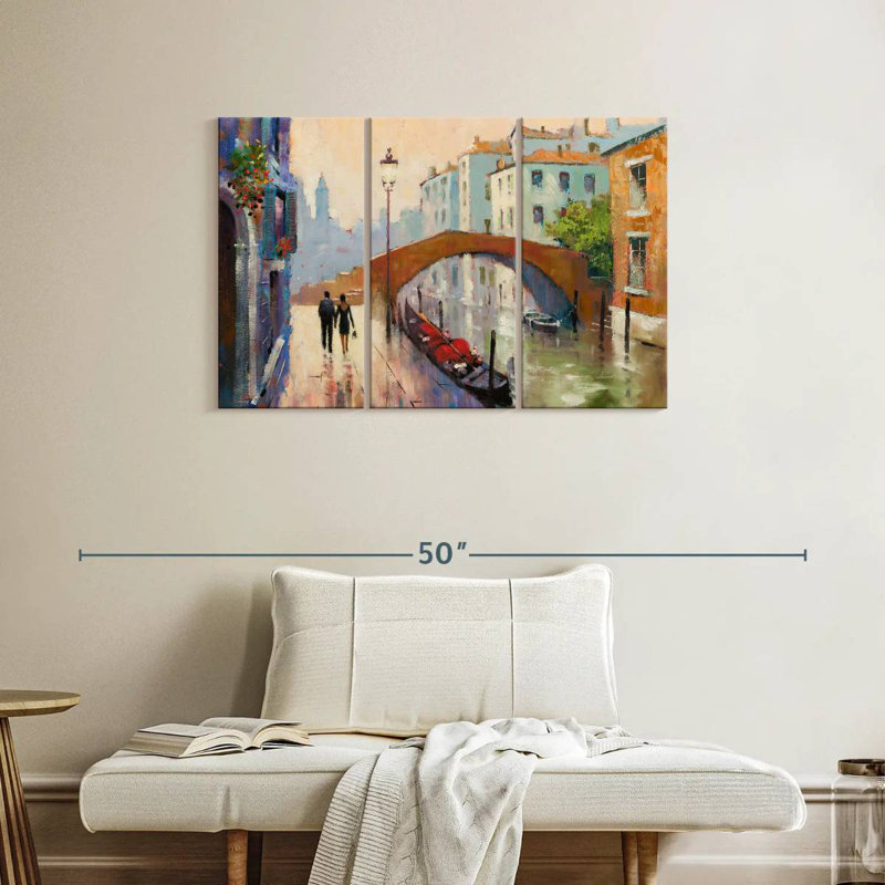 Doux crépuscule Aime de Venise, H 24 po x l 38 po