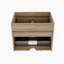 Armoire de salle de bain avec tiroirs doubles, armoire flottante murale pour salle de bain