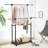 Lohan Metal Adjustable Rolling Clothing Rack