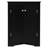 Black Triangle Floor Cabinet With Adjustable Shelves, Saves Space Keeps Your Stuff Organized-1698397225