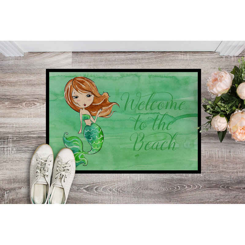 Non-Slip Outdoor Doormat, Rectangle 18" x 27"